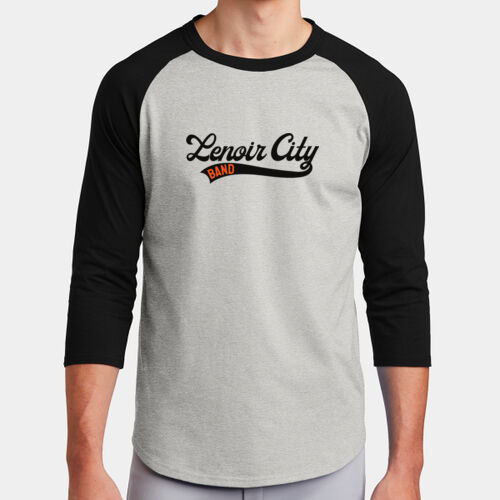 Lenoir City Script Printed - Colorblock Raglan Jersey Thumbnail