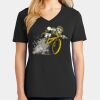 Ladies Core Cotton V-Neck Tee Thumbnail