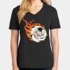 Ladies Core Cotton V-Neck Tee Thumbnail
