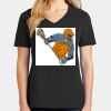 Ladies Core Cotton V-Neck Tee Thumbnail