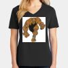 Ladies Core Cotton V-Neck Tee Thumbnail