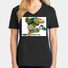 Ladies Core Cotton V-Neck Tee Thumbnail
