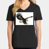 Ladies Core Cotton V-Neck Tee Thumbnail