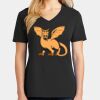 Ladies Core Cotton V-Neck Tee Thumbnail