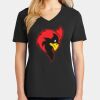 Ladies Core Cotton V-Neck Tee Thumbnail
