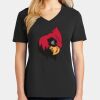 Ladies Core Cotton V-Neck Tee Thumbnail