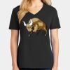 Ladies Core Cotton V-Neck Tee Thumbnail
