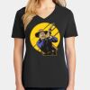 Ladies Core Cotton V-Neck Tee Thumbnail
