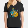 Ladies Core Cotton V-Neck Tee Thumbnail