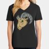 Ladies Core Cotton V-Neck Tee Thumbnail