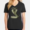 Ladies Core Cotton V-Neck Tee Thumbnail