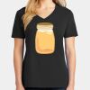 Ladies Core Cotton V-Neck Tee Thumbnail