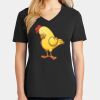 Ladies Core Cotton V-Neck Tee Thumbnail