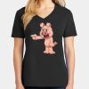 Ladies Core Cotton V-Neck Tee Thumbnail
