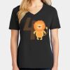 Ladies Core Cotton V-Neck Tee Thumbnail