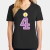 Ladies Core Cotton V-Neck Tee Thumbnail