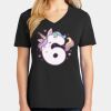 Ladies Core Cotton V-Neck Tee Thumbnail