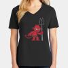Ladies Core Cotton V-Neck Tee Thumbnail