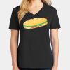 Ladies Core Cotton V-Neck Tee Thumbnail