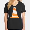 Ladies Core Cotton V-Neck Tee Thumbnail