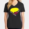 Ladies Core Cotton V-Neck Tee Thumbnail