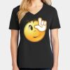 Ladies Core Cotton V-Neck Tee Thumbnail