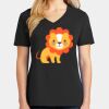 Ladies Core Cotton V-Neck Tee Thumbnail
