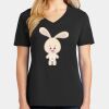 Ladies Core Cotton V-Neck Tee Thumbnail