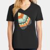 Ladies Core Cotton V-Neck Tee Thumbnail