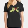 Ladies Core Cotton V-Neck Tee Thumbnail