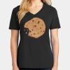 Ladies Core Cotton V-Neck Tee Thumbnail