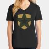 Ladies Core Cotton V-Neck Tee Thumbnail
