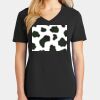 Ladies Core Cotton V-Neck Tee Thumbnail