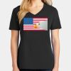 Ladies Core Cotton V-Neck Tee Thumbnail