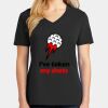 Ladies Core Cotton V-Neck Tee Thumbnail
