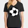 Ladies Core Cotton V-Neck Tee Thumbnail